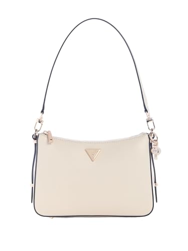 Sac à épaule GUESS Daryna II écru grand format top zip shoulder bag bone