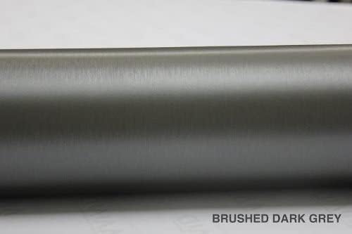 Miniatura 8 de VViViD XPO - Rollo de vinilo metálico cepillado gris oscuro para automóvil (1.49 pies x 5 pies)