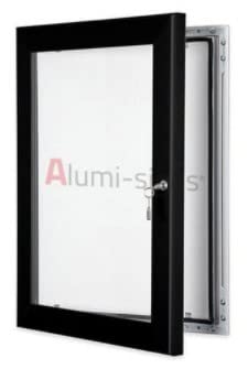 Alumi-signs 45mm Premium Lockable Poster Case (Black, 20" x 30")