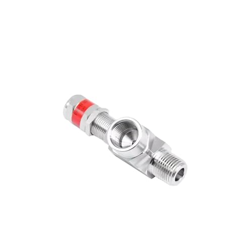 Válvula de seguridad de acero inoxidable 316 1/4 NPT angular 3