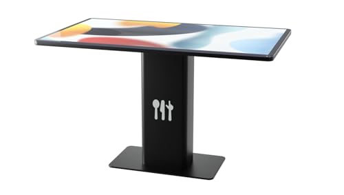 Image of Interactive Restaurant Table, 4K Display, Diamond-Hard Safety Glass, Unlimited Multi-Touch Surface, Contactless Payment, Reinforced Steel Body, A Wafer-Thin Frame and Solid Glass Surface
