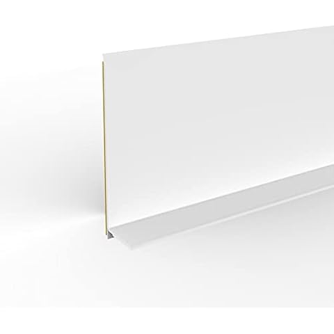 MadeInNature Flexible Sockelleiste Selbstklebend PVC Profi Trockenkleber Hohe Qualität 50 mm Cover