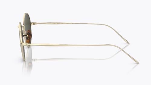 Oliver Peoples G. Ponti-3 Sunglasses Soft Gold w/G-15 Polarized Lens 48-22-145MM 1293ST 48 5035P14