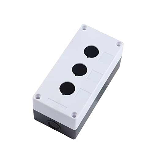 Boîtier étanche 3 trous pour interrupteur bouton poussoir 22mm de commande