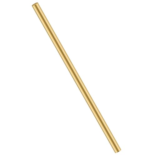 TUBENEXIAN 真鍮丸棒 2mm 3mm 4mm 10mm 12mm DIYナイフハンドル模型製作用金具 CNC(80mm x 5mm)