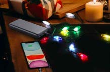 image for Tech Palace Fast Charging Christmas Light Phone Charger Cord USB and B