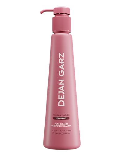 Dejan Garz Shampoo – The Foundation – Sanfte Tiefenreinigung & Frizz-Kontrolle – Für alle Haartypen – Leichtgewicht mit Panthenol & Glycerin, 300 ml