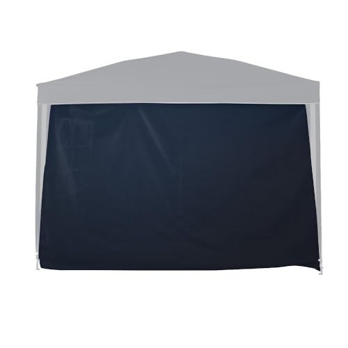 Mur Simple Bleu pour tonnelle Pliante 3 x 3 M Bleu