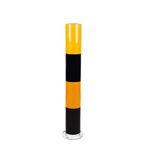 TELCIM Dissuasori di Sicurezza,Dissuasori Parcheggio Auto,Barriera di Sicurezza per Vialetto,Dissuasore Stradali Nero Giallo,Adatto A Parcheggi,Scuole(75 * 7.6CM)(80 * 11.4cm/31.4 * 4.48in)
