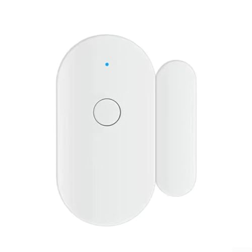 Gettimore Sensore intelligente per porte e finestre per app Tuya Smart Life, notifica di allarme antifurto in tempo reale con controllo vocale Alexa, confezione da 3