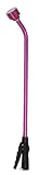 Dramm Touch-N-Flow Rain Wand – 30” Long, Berry – Full Watering Flow with Trigger-Style Shut-Off Valve & Lock – High-Flow, Gentle Spray for Gardens, Hanging Baskets & Flowerbeds