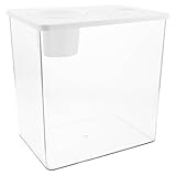 Espace de vie multifonctionnel : utilisable comme aquarium pour tortues, aquarium de bureau ou aquarium décoratif, cet aquarium multifonctionnel embellit tout bureau ou maison