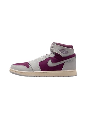 Air Jordan 1 Zoom CMFT 2 Women's Shoes (DV1305-600, Bordeaux/Light Bordeaux/Muslin/Neutral Grey) Size 7