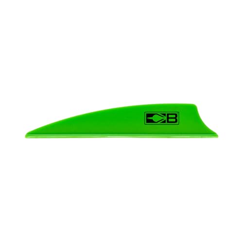 X-Vanes 2.25" Bohning Shield Cut Neon Green plumes de flèches pour le tir extérieur