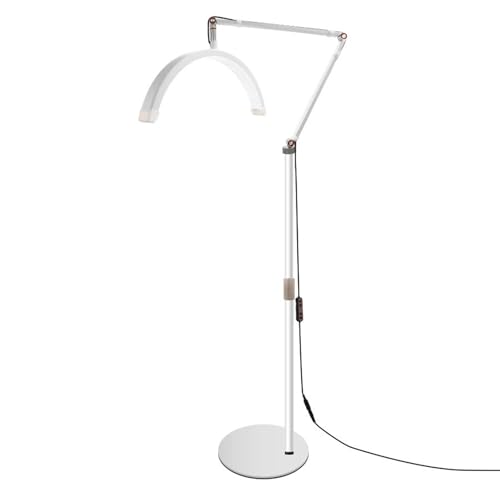 Lámpara de pie led regulable con altura ajustable y control de botón 2