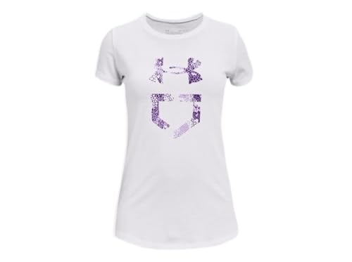 Under Armour Girls Softball Graphic Branded Short Sleeve T-Shirt YL