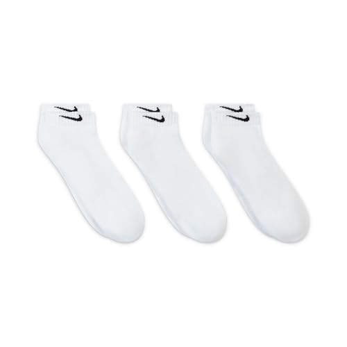 Image of Nike Unisex Adult Everyday Cushioned Training Low Socks (3-Pack) | Mens and Womens