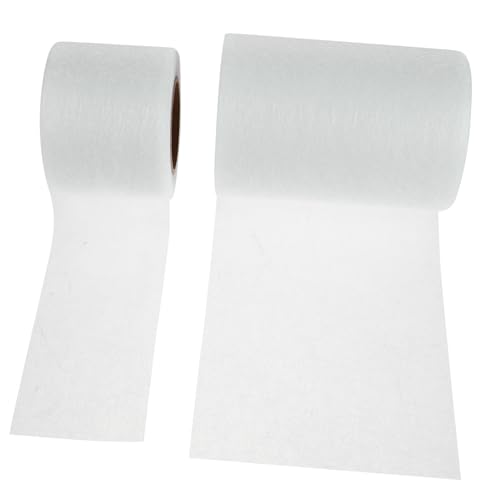 UKCOCO 2 Piezas Película Adhesiva Termoadhesiva Doble Cara Cinta Fusible para Costura DIY Activación con Plancha para Ropa y Textiles Hogar
