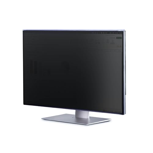 Image of StarTech Computer Monitor Privacy Screen for 32 inch 16:9 Widescreen Display, Hanging Acrylic Filter, Blue Light Screen Protector, TAA Compliant