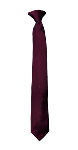 Opiniones y reviews de Corbatas para Niño - los más vendidos. 45 Genérico Corbata para Niños con Clip de Metal, Fácil de Poner (VINO)