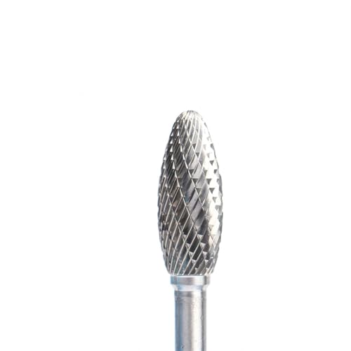 Fresa rotativa carburo tungsteno doble corte 6x14mm miniatura 1