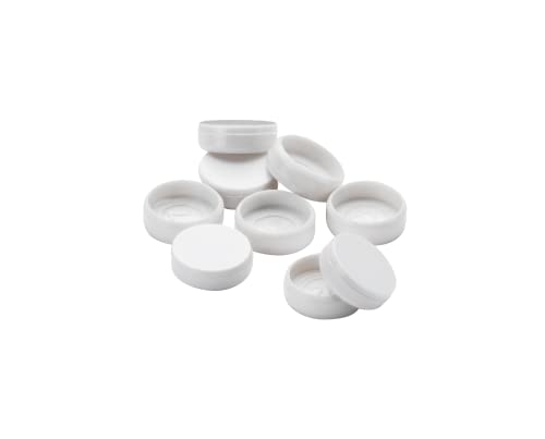 Knightsbridge Screw Cap Covers for SN and CU Ranges, White, (CAPCOVERS)