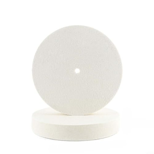 Disque de polissage en laine 250x40mm en feutre fin et grossier