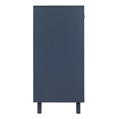 Levnary Sideboard Buffet Cabinet, Storage Cabinet With 3 Drawers And 3 Doors, Accent Console Table With Adjustable Shelves, Media Entertainment Center For Kitchen Living Room Entryway (Blue) #TOP7