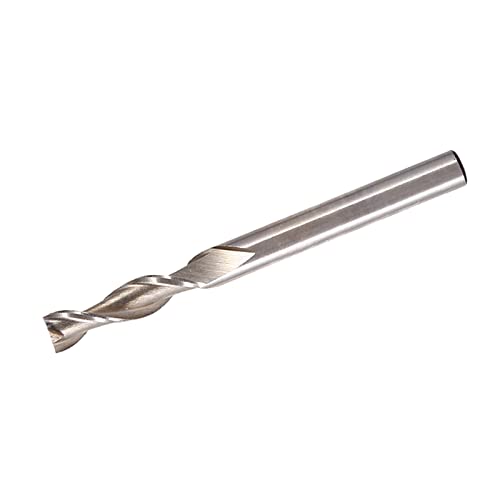 1 Stück Schaftfräser CNC Bits 6mm Schaft Doppelkantig 2 Rillen Spiralfräser Wolframstahl Upcut Bit Verlängert Schneidset Werkzeug Extra