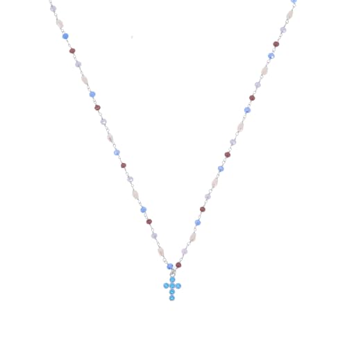 Collier Lumae Patronus SHALOM en argent 925 et zircons célestes éclatants