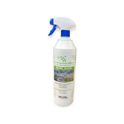 Artespray - Spray Repelente Ahuyentador de Palomas y Aves 1L No perjudicial para Las Aves, No Mancha, Alta Eficacia