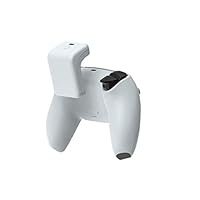 Rechargeable Battery Pack 2000mAh with LED Indicator Play and Charge Kit with USB Type-C Charging Cable for PlayStation 5 PS5 DualSense Controller (White)