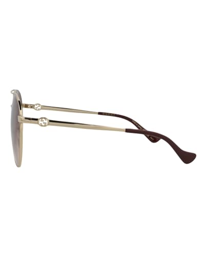 Gucci Aviator-Frame Metal Sunglasses3