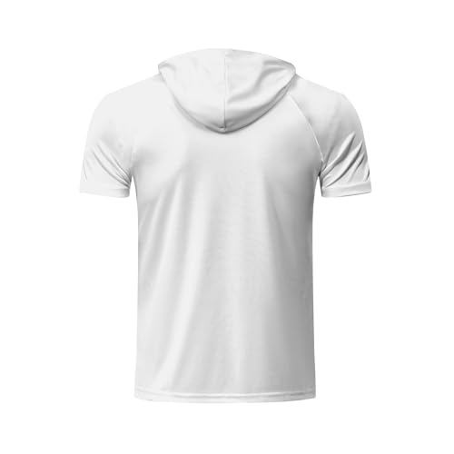 4 Pack Men's Short Sleeve Shirt UPF 50+ Sun Protection Hoodie Shirts Quick Dry Lightweight for Running Workout Hiking Fishing3