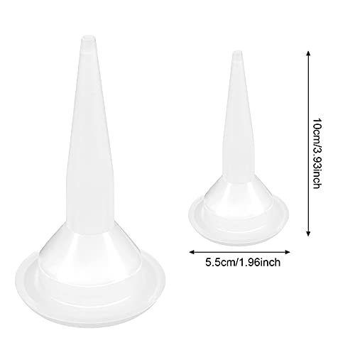 Outus 20 Pcs Caulking Nozzles Cones Nozzles Caulking Tips Replacement for Sausage Applicator Tool (White) by Outus - Image 3