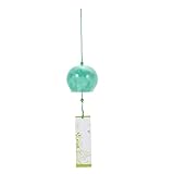 Glass wind chime--this wind chime pendant is made of glass material, giving you a using experience,Wind Bell