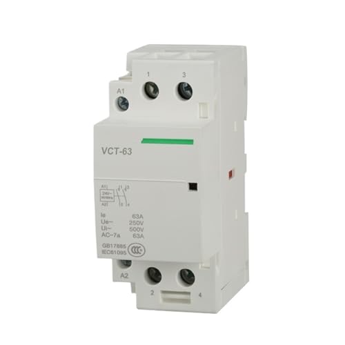 Contacteur modulaire KCT-63A 220V avec contacts 2NO 2NC haute capacité