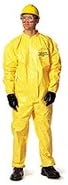 Tychem Qc Coverall Yellow Zip Fit Bd Hd