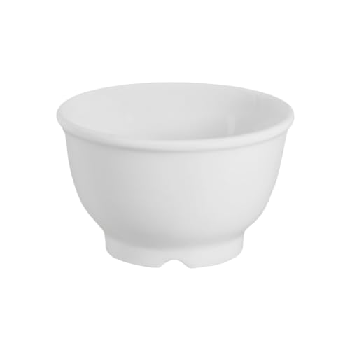 【10.5cm 大きめ 子ども用ごはん茶碗】まるくぱーじゅ(公式) 3歳〜 どんぶり 割れにくい 子ども食器 食洗機 電子レンジ 保育園給食 陶磁器 強化磁器 105BM (ホワイト)