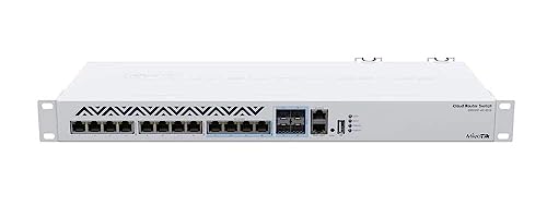 Image of MikroTik CRS312-4C+8XG-RM - Network Switch L3, 10G, Ethernet (100 /1000 /10000), 1U, White