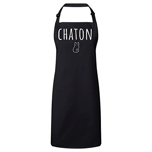 Tablier cuisine premium chaton animaux mignon chat cadeau pour cuisinier