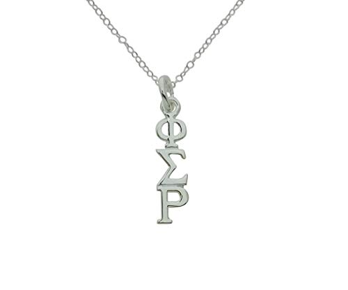 Phi Sigma Rho Sorority Lavalier Pendant Necklace Greek Sorority Lavalier Drop Charm Pendant Necklace