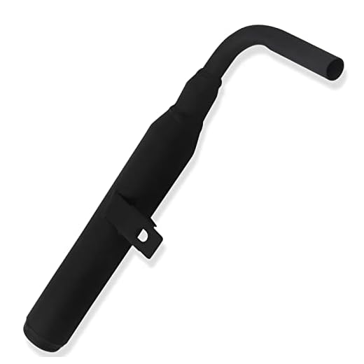 FLYPIG Motorcycle Muffler Pipe Exhaust Silencer Pipe System Part for Yamaha PW50 PY50 PW PY 50 PEEWEE ATV Quad Motocross Pit Kids Bike Motorcycle Part