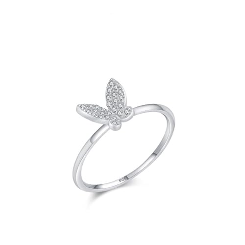 Bague argent 925 avec papillon en zircone le cadeau vintage parfait pour elle