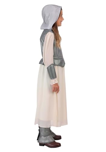 Disfraz completo medieval de Juana de Arco para niñas miniatura 4