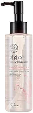 THE FACE SHOP Rice Water Bright Face Wash, Facial Cleanser for Sensitive, Normal & Oily Skin, Gentle Hydrating Daily Face Cleansing Oil, 5.0 Fl Oz (1 Pack)
