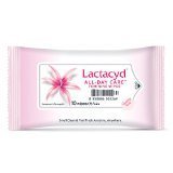 (Total 3 Packs) New Lactacyd All-Day New Care Feminine Wipes (Size for Traveling) 10 Wipes per Pack