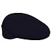 Kangol Wool 504 Earflap Hat for Men and Women, X-Large, Black