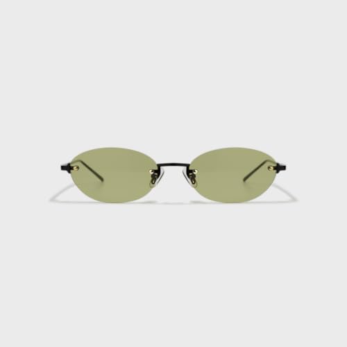 Image of SAM AND MARSHALL DUSK Sunglasses I Rimless I 400UV Protection I Metal Built I Oval Sunglass I Unisex