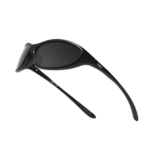 TIJN Sports Sunglasses for Men Women UV400 Wraparound Cycling Running Golf Motorcycle Glasses Wide Fit Outdoor Shades Vanta